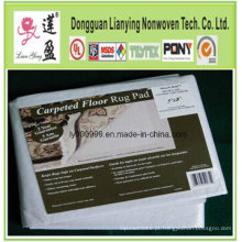 Almofada de tapete Carpeted Pad Comply com RoHS, Dural Tapete de tapete antiderrapante